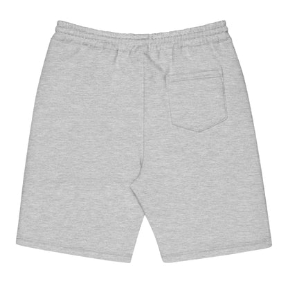 a grey shorts with a pocket on the side